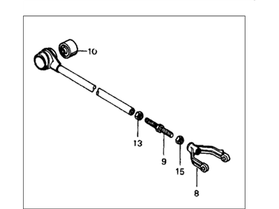 1977 Honda Civic Radius Arm - 52370-657-000