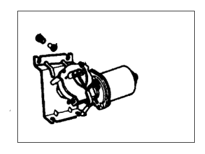 1975 Honda Civic Wiper Motor - 38410-634-661