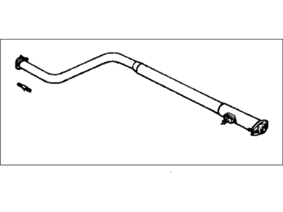 Honda 18220-657-925 Pipe B, Exhuast