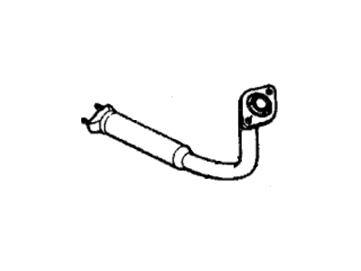 1977 Honda Civic Exhaust Pipe - 18210-657-662