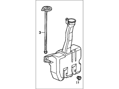 2000 Honda Accord Washer Reservoir - 76840-S4K-A02