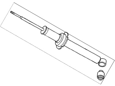 Honda 52611-S84-A04 Shock Absorber Unit, Rear