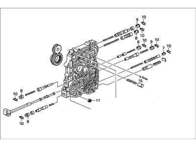 Honda 27000-PAX-010 Body Assembly, Main Valve