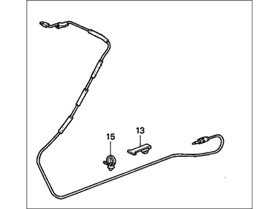 Honda 39160-S84-A10 Feeder, Glass Antenna