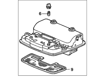 2002 Honda Accord Consoles - 83250-S87-A02ZB