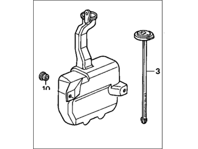 2000 Honda Accord Washer Reservoir - 76840-S87-A02