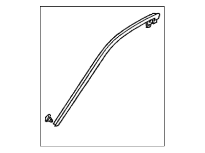 Honda 72365-S84-A01 Sub-Seal, L. FR. Door