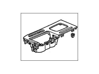 Honda 77297-S84-G00ZA Panel, Console *Twood* (WOOD GRAIN)