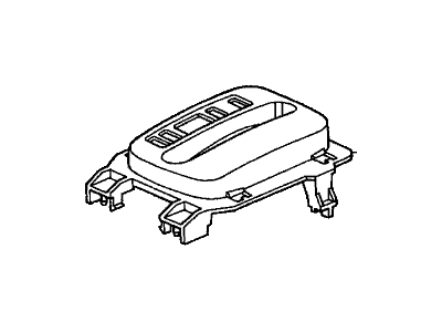 Honda 54710-S84-L81ZB Escutcheon Set, Console (Silver)