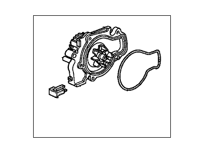 Honda 19200-PT0-003 Water Pump (Yamada)