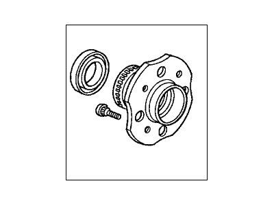 Honda 42200-S84-A51 Bearing Assembly, Rear Hub Unit