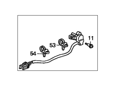 Honda 72142-S84-A01 Switch Assy., R. Door Cylinder