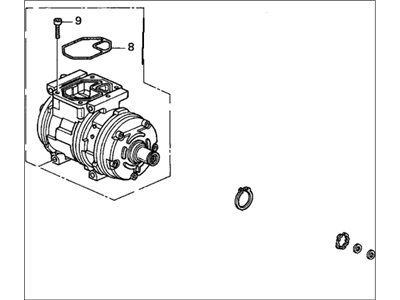 Honda Odyssey A/C Compressor - 06388-PAA-505RM