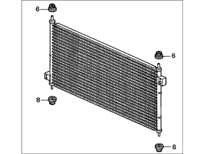 Honda Accord A/C Condenser - 80100-S87-A00