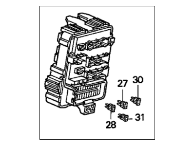 Honda 38210-S84-A01 Box Assembly, Fuse