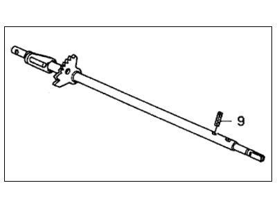 Honda 24410-PAX-000 Shaft, Control