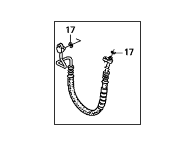 Honda 80315-S87-A01 Hose, Discharge