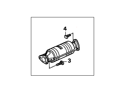 2001 Honda Accord Catalytic Converter - 18160-PAA-305