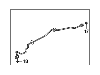 Honda 80341-S87-A01 Pipe, Receiver