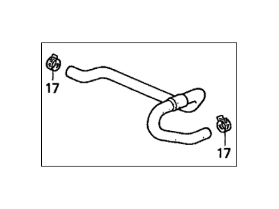 1999 Honda Accord Brake Booster Vacuum Hose - 46402-S84-A11