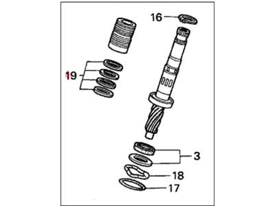 Honda Accord Power Steering Control Valve - 53641-S84-A01