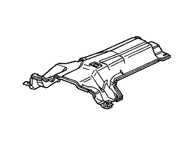 Honda 74601-S84-A00 Plate, Floor Heat Baffle