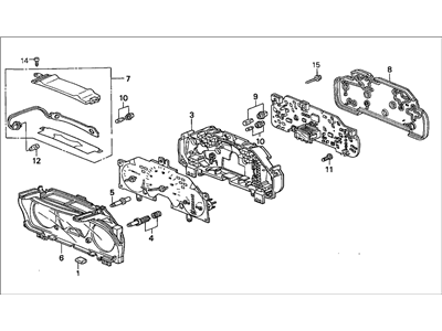 Honda 78100-S87-A73 Meter Assembly, Combination