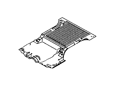 Honda 8-94316-455-3 Panel, RR. Floor