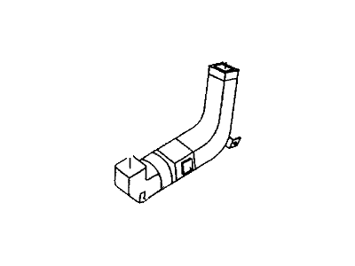 Honda 8-97107-491-2 Duct, L. Vent