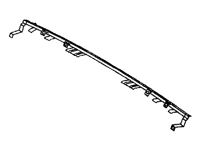 Honda 8-97107-029-2 Reinforcement, Instrument Panel (Upper)