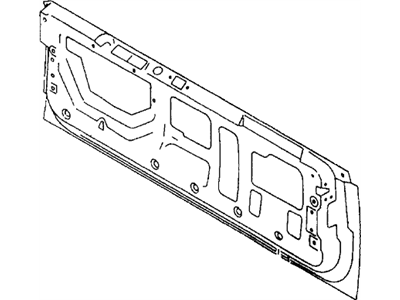Honda 8-97086-560-1 Panel, Tailgate (RR. Wiper)