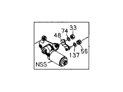 1997 Honda Passport Wiper Motor - 8-97146-293-0