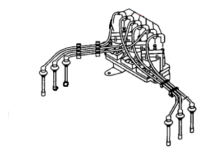 Honda Passport Spark Plug Wire - 2-90834-900-0