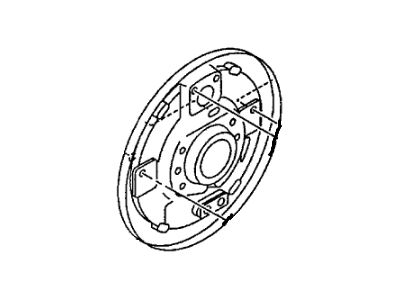 Honda 8-94124-861-2 Plate, Driver Side Back Brake