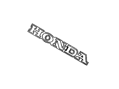 Honda 8-97093-721-1 Emblem, Tailgate