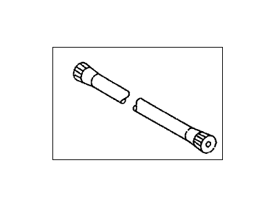 Honda 8-97120-786-0 Bar, Left Front Suspension Torsion