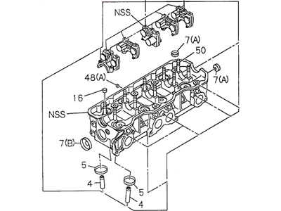 Honda Passport Cylinder Head - 8-97111-155-0