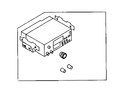 Honda 08A01-TB4201 Radio Unit, Deluxe