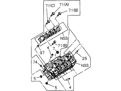 Honda 8-97137-198-0 Cylinder Head Assembly