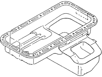 Honda Passport Oil Pan - 8-94389-542-3