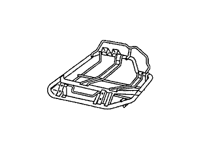 Honda 8-94373-807-4 Frame Assy., R. RR. Cushion Seat