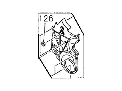 Honda 8-94449-471-3 Cover, Timing (Lower)