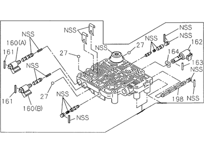 Honda Passport Valve Body - 8-96017-636-0