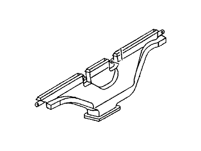 Honda 8-97107-483-2 Nozzle, Instrument Panel Defroster