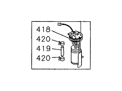 Honda 8-97118-512-0 Pump, Fuel