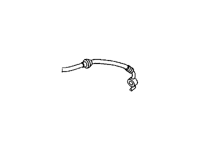 Honda 2-90800-002-0 Hose Flex, Front Brake