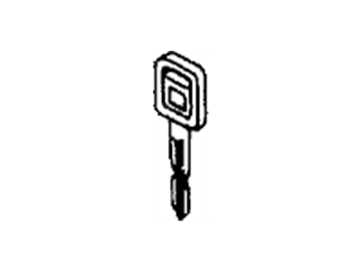 Honda 8-97101-135-0 Key, Blank (W/O Notch)