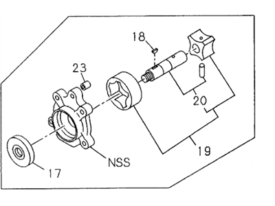 1996 Honda Passport Oil Pump - 8-94459-730-1