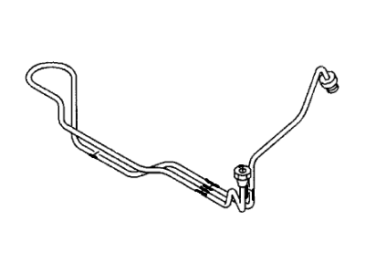 Honda 8-97109-389-0 Pipe, Oil Flexible Hose