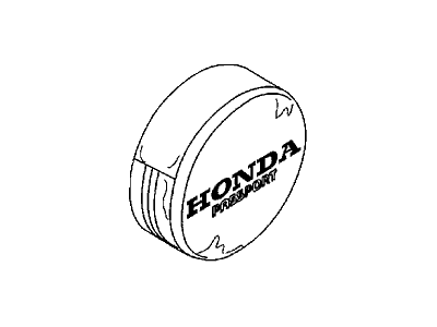 Honda 08U02-TB4100 Cover, Spare Tire (15") (P225)